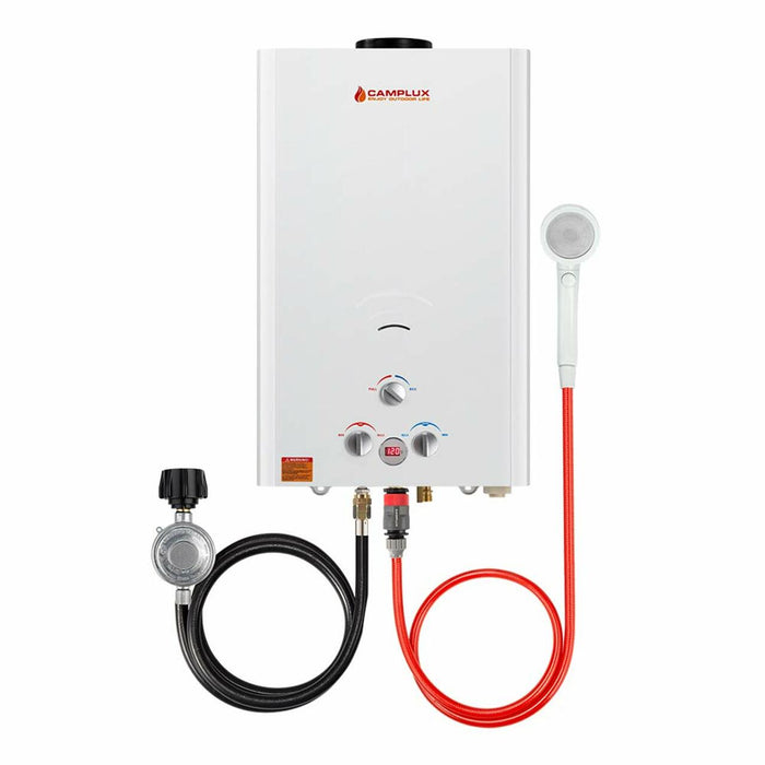 Camplux 16L 4.22 GPM Outdoor Portable Tankless Water Heater with Digital Display