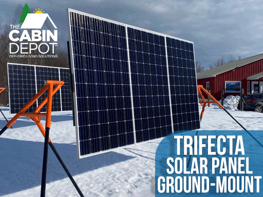 Adjustable Solar Panel Ground Mount Canada by The Cabin Depot™